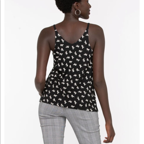Small & Medium Zebra Print Double V- top - Picture 8 of 8
